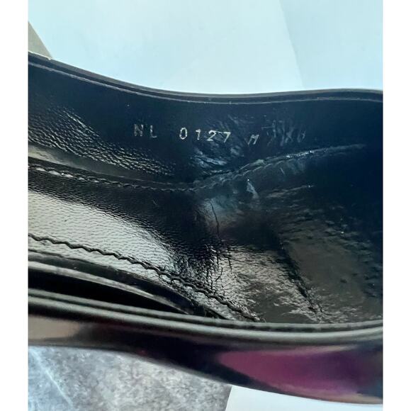 Louis Vuitton Heartbreaker Black Leather Slip On Stiletto Heel Pump Shoes Sz 5 - Picture 9 of 13